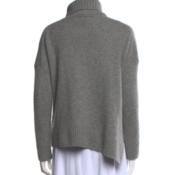 All Saints Women's Cashmere Turtleneck Sweater Gray 100% Cashmere Size XS - Picture 2 of 8